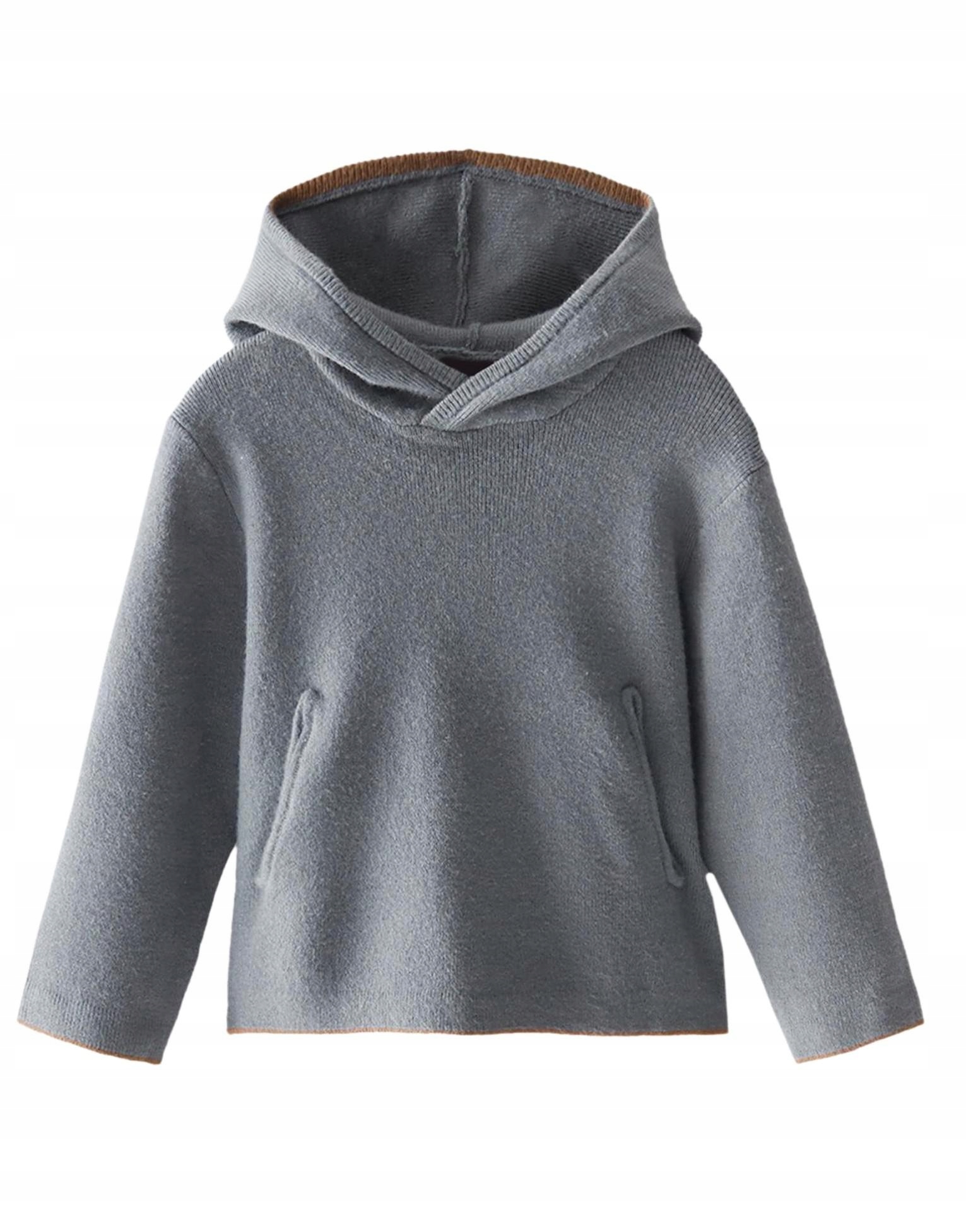 Detský sveter - Zara baby 74 šedý sveter