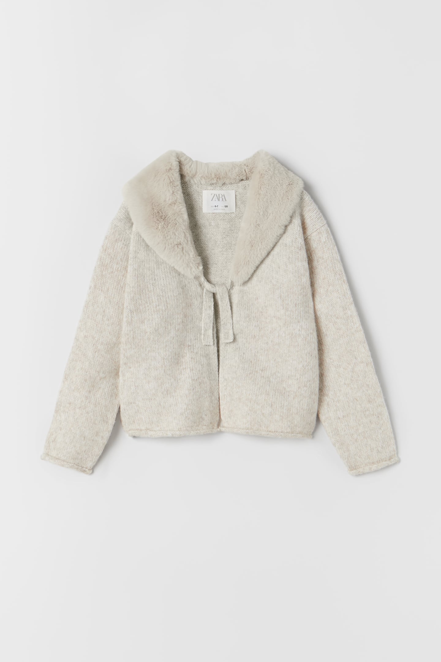 Detský sveter - Zara 140 béžový sveter