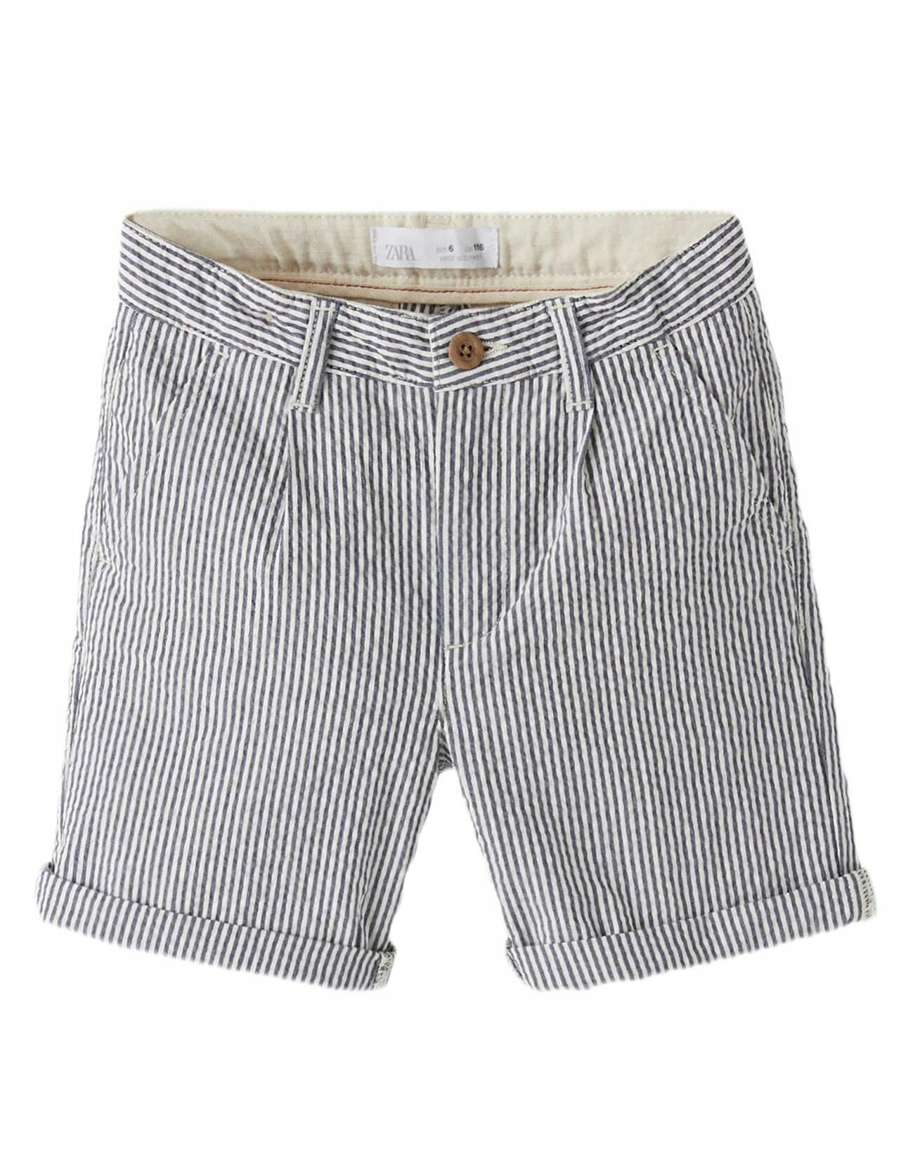 Detská košeľa - Šortky Zara 128 biela, šedá
