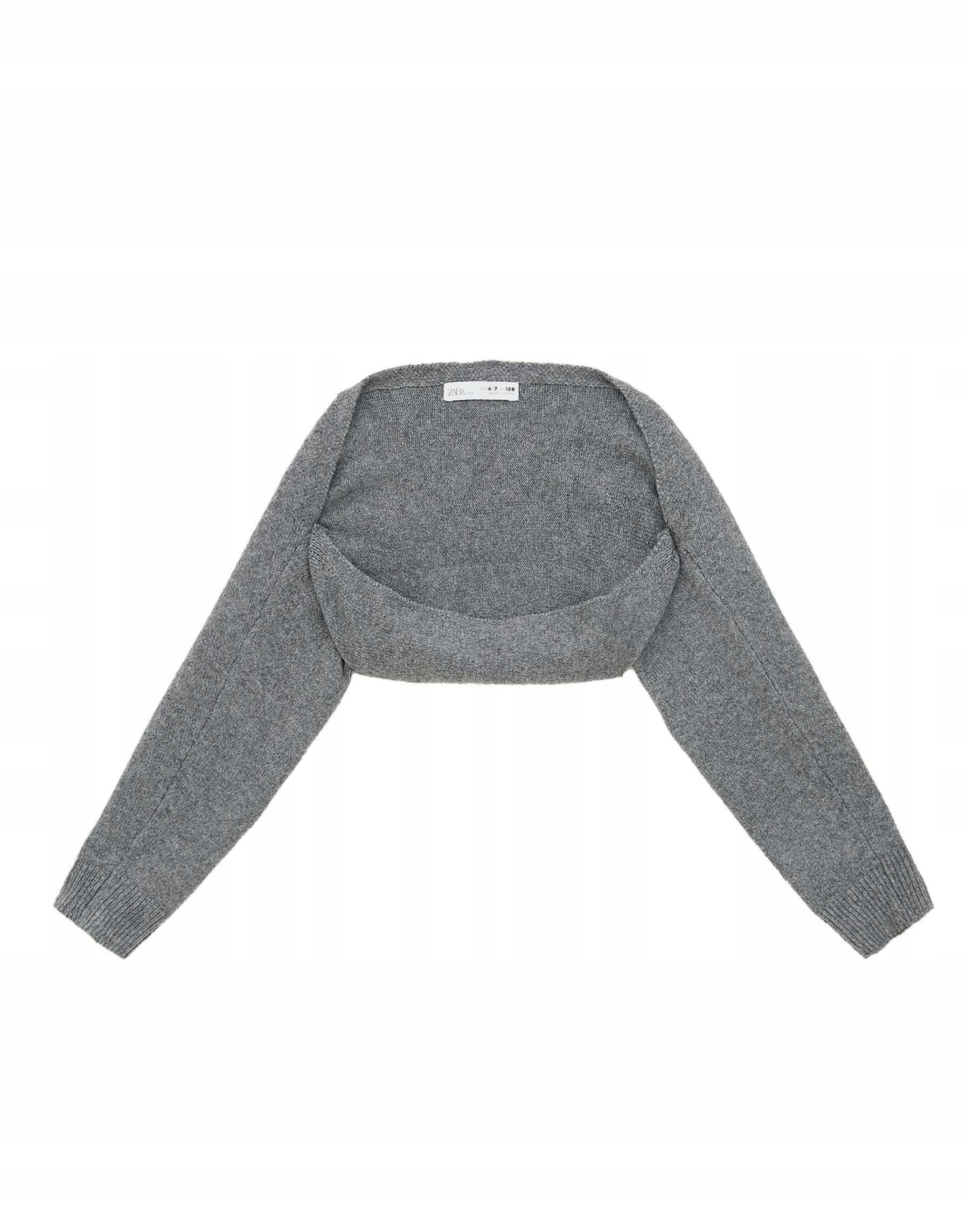 Detský sveter - Zara 120 Šedý sveter