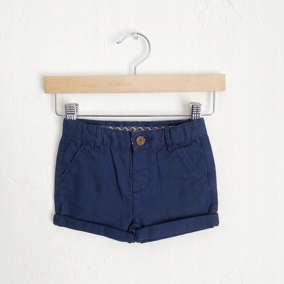 Detská košeľa - Zara 80 Navy Blue Shorts