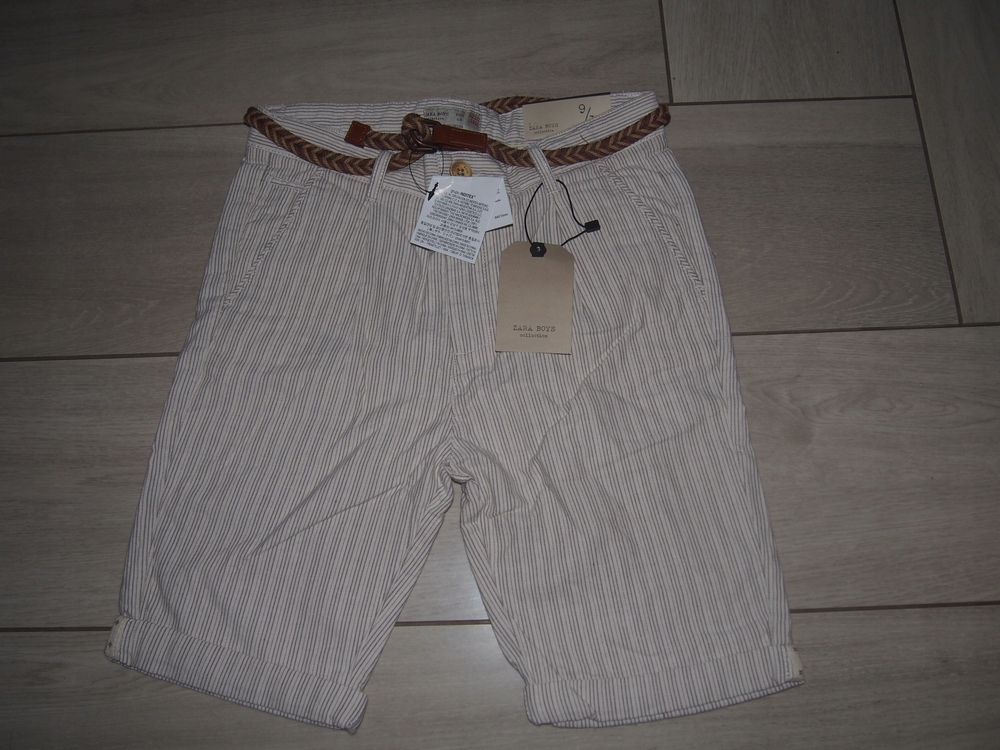 Detská košeľa - Krátky Zara 140 ECRU Shorts