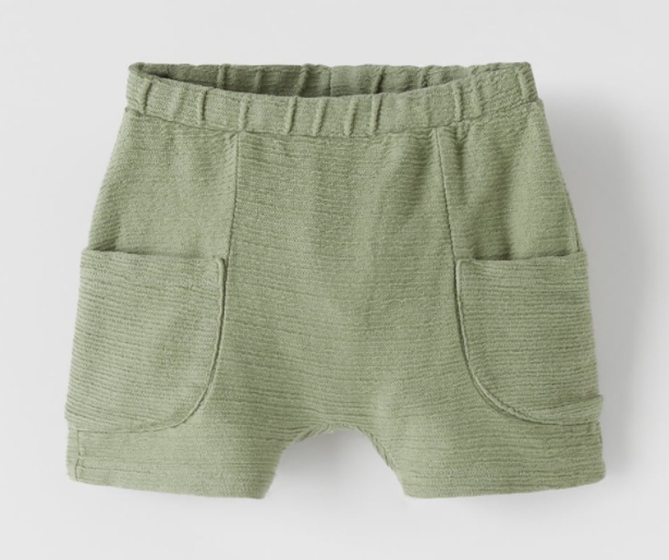 Detská košeľa - Šortky Zara 104 zelené