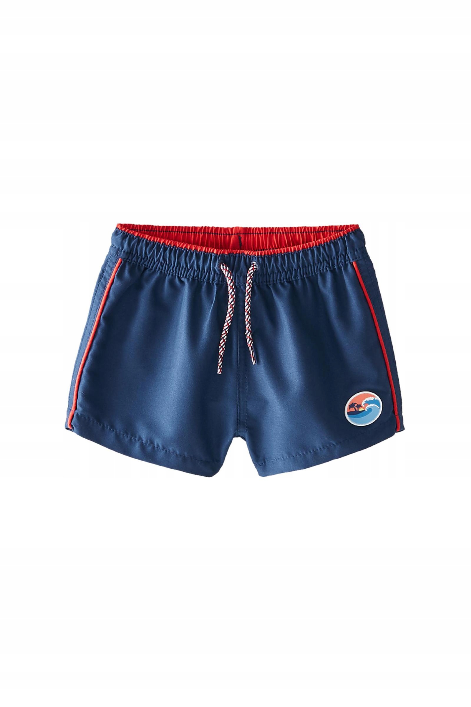 Detské plavky - Zara boxerky. 110 červená, námornícka modrá