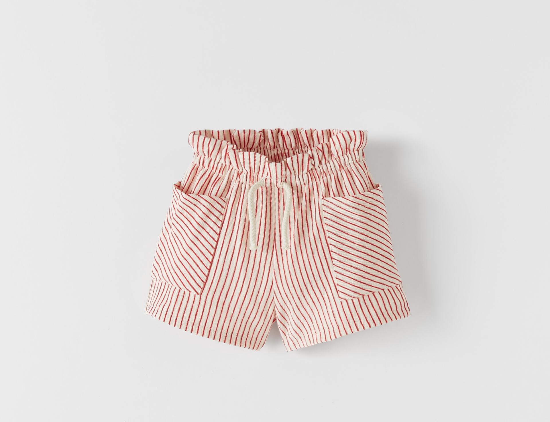 Detská košeľa - Zara 140 béžová, červená, ecru šortky