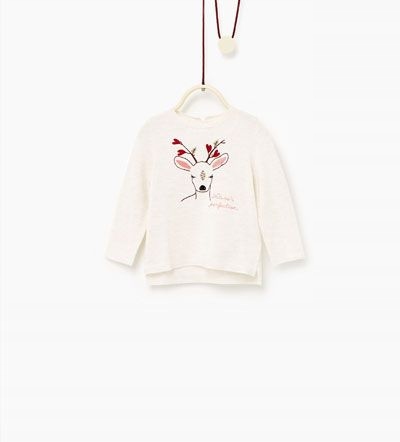 Detský sveter - Zara 74 Ecru sveter