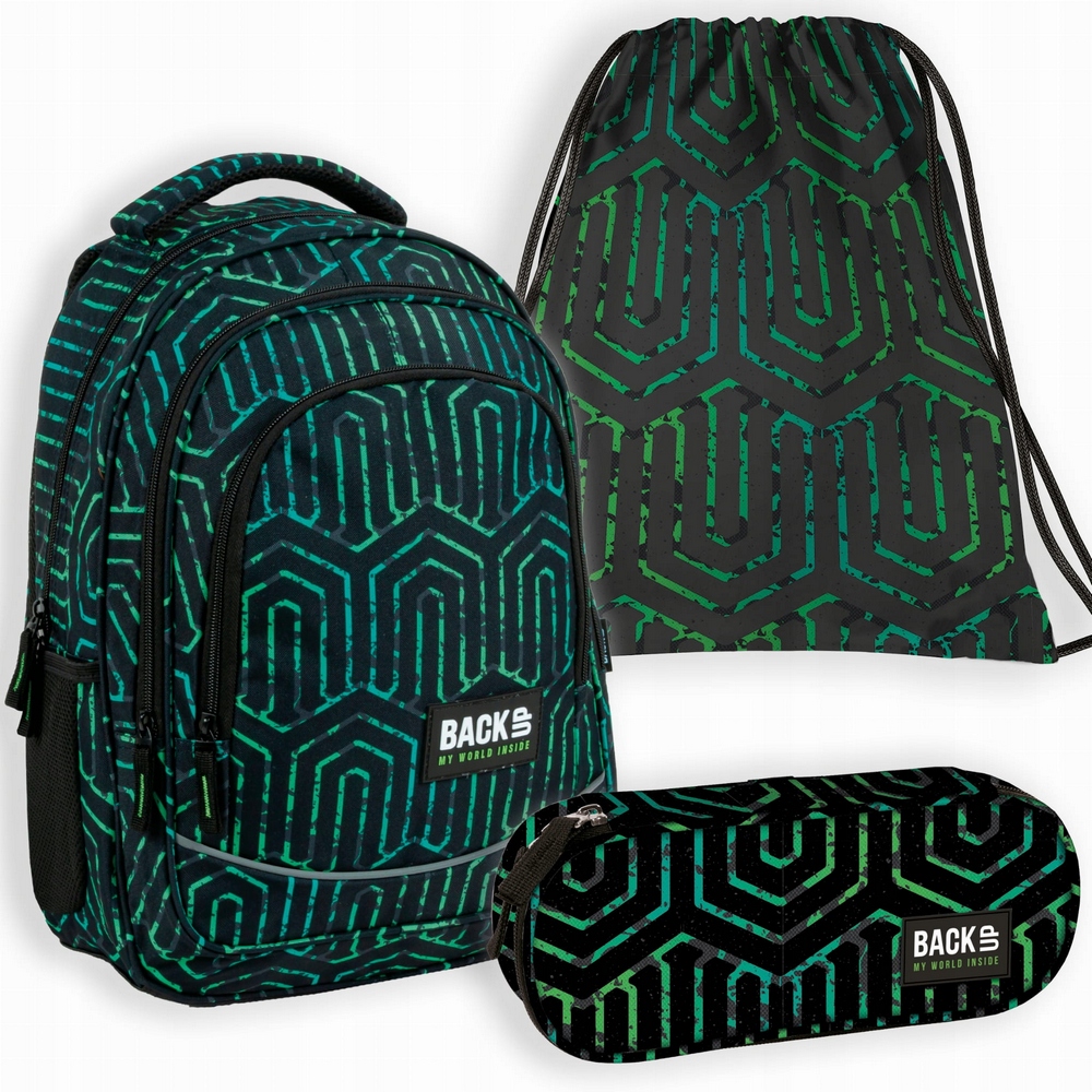 SET 3V1 BACKPACK TAŠKA NA PENCESS UP 3 - D