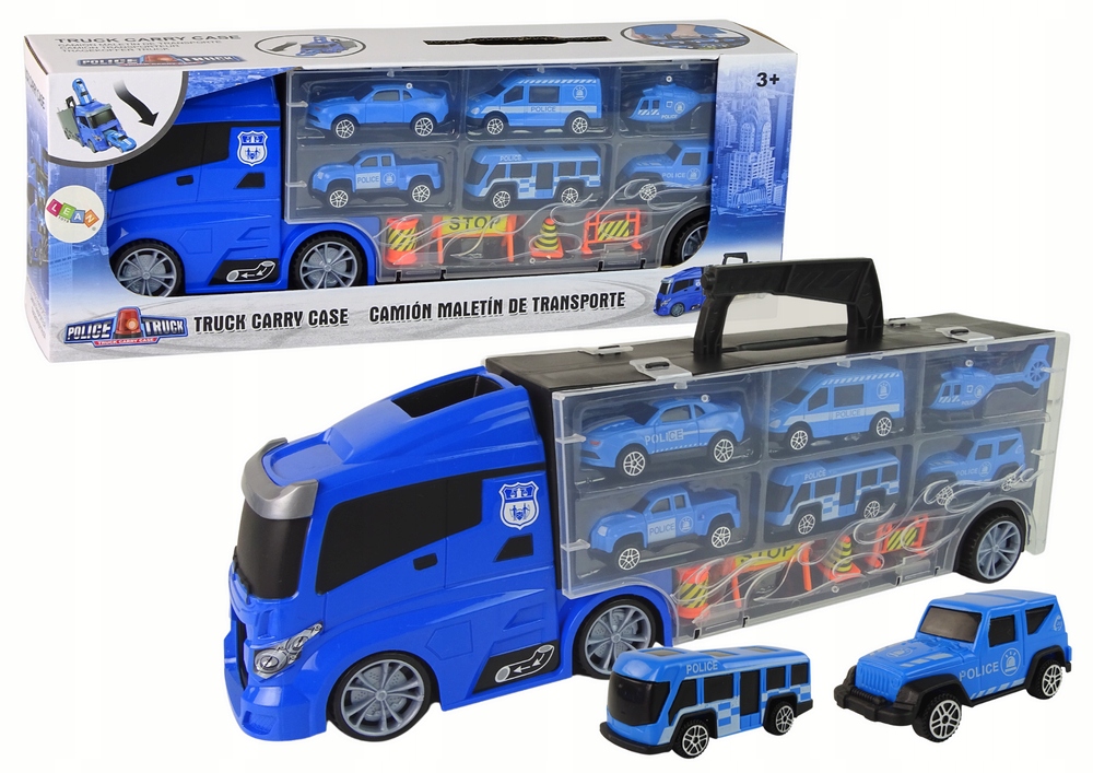 Autíčko pre deti - Transport Transport Set Špeciálne zastávky + 6 vozidiel