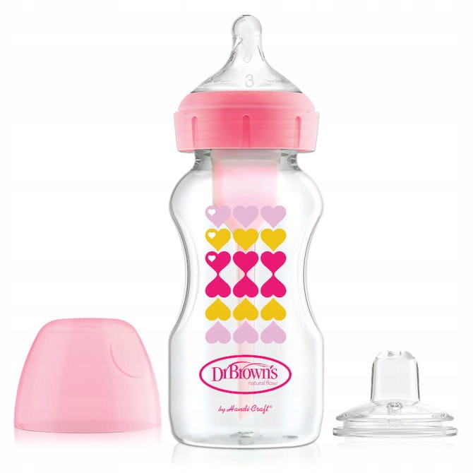 Sada fľaša na pohár Dr. Browna modrá 270 ml