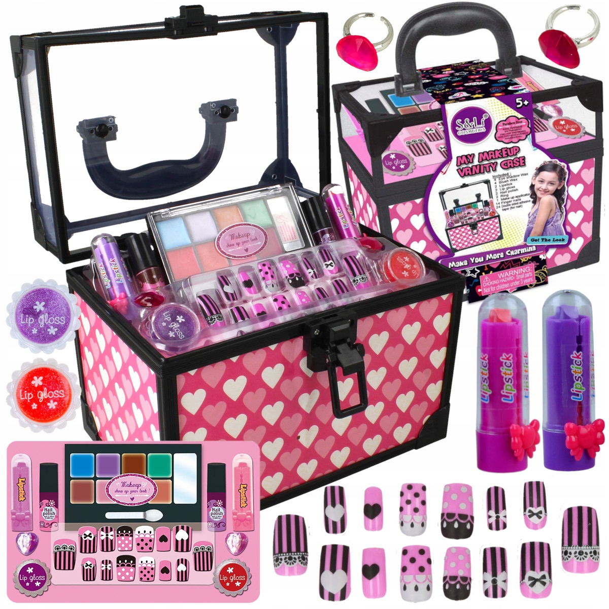 Kreatívna sada - Makeup Kit pre deti tvoria deti