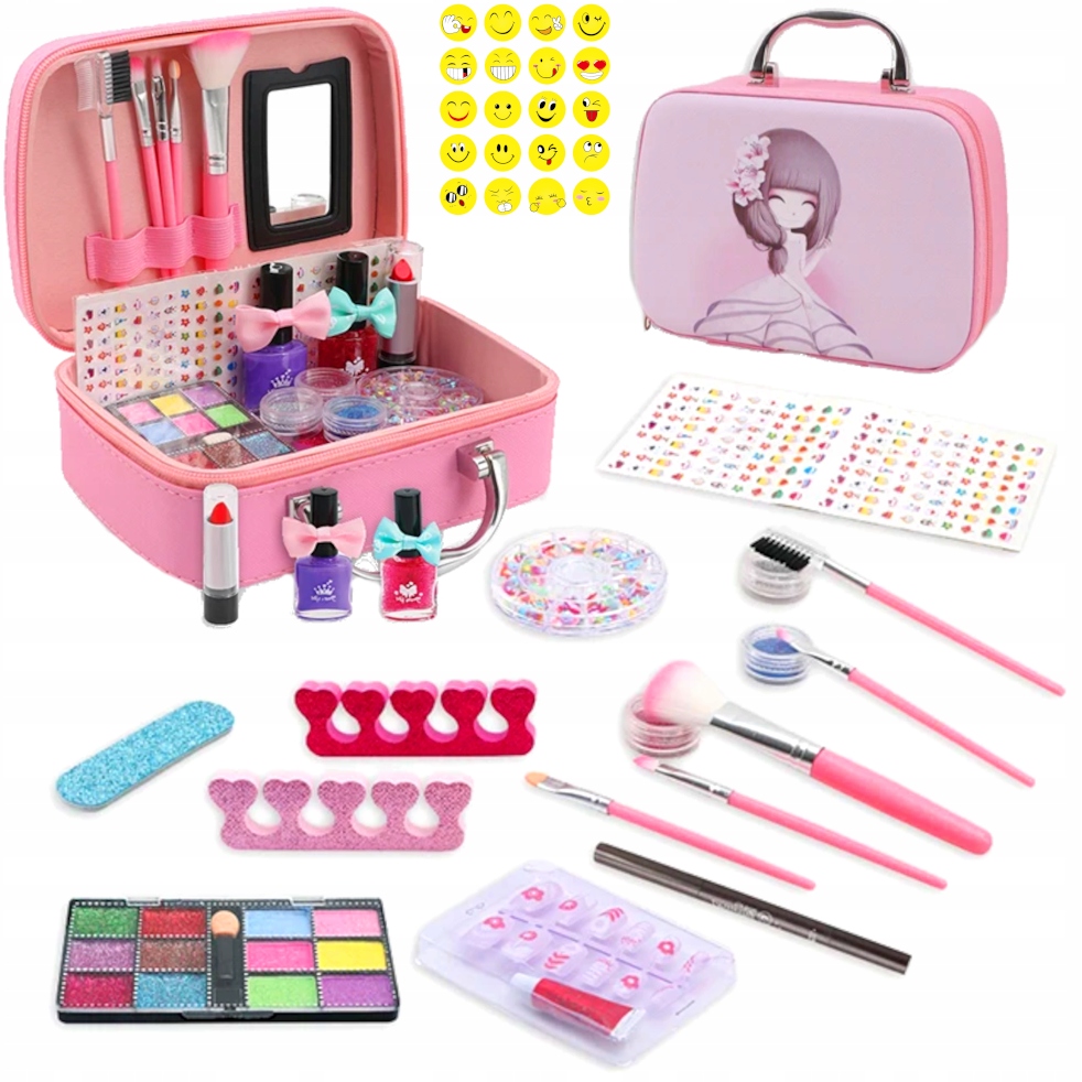 Detský make up - Súprava boxu na náradie pre detskú hračkársku dielňu v kufri
