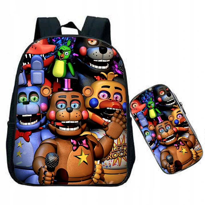 Predškolský batoh - FNAF Freddy set batoh ceruzky prípadová súprava