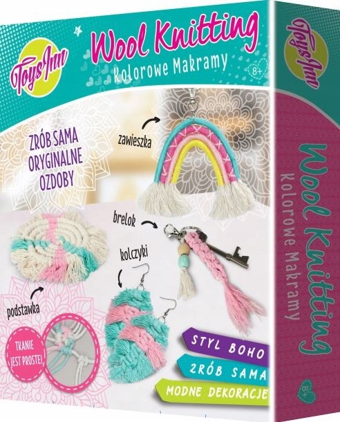 Kreatívna sada - Makrama Creative Set, pripravte si boho dekorácie sami