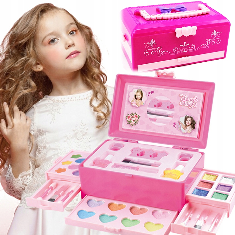 Detský make up - Sada materských obrazov pre deti v kufri