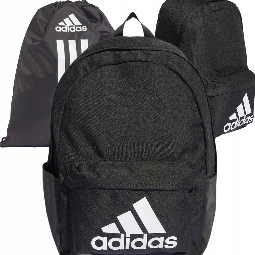 SET ŠKOLSKÝ BATOH TAŠKA NA OBUV ČIERNA ADIDAS