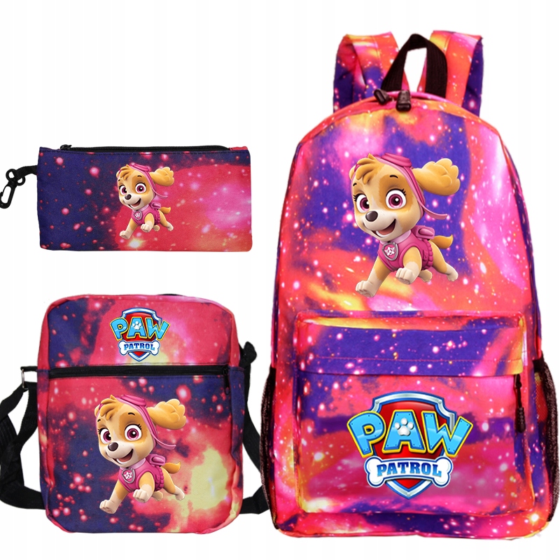 SET BATOH TAŠKA POUZDRO NA PERO PAW PATROL SKY COLORS