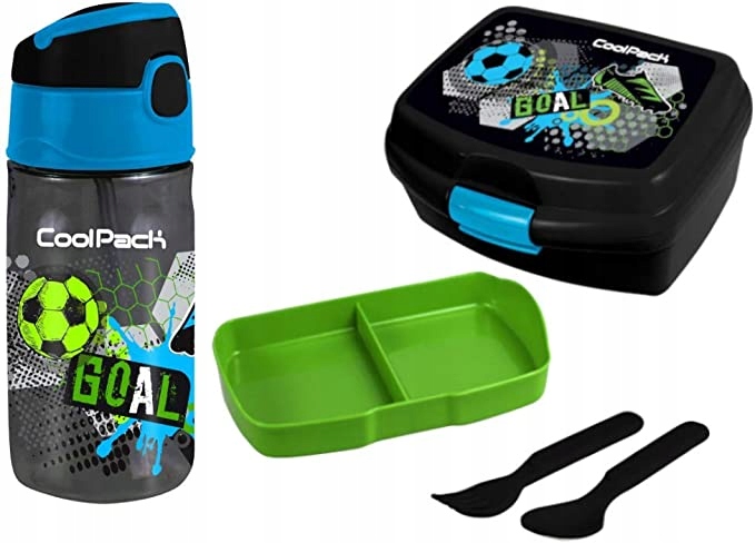 Detský desiatový box, fľaša - Futbal Coolpack Breakfast Set