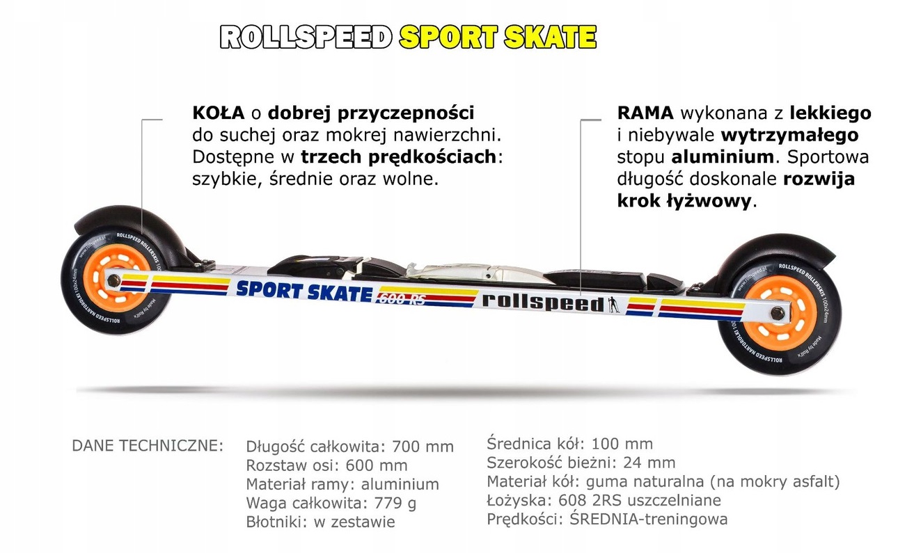 Športové športové korčule rn Nartorolki + topánky + tyčinky