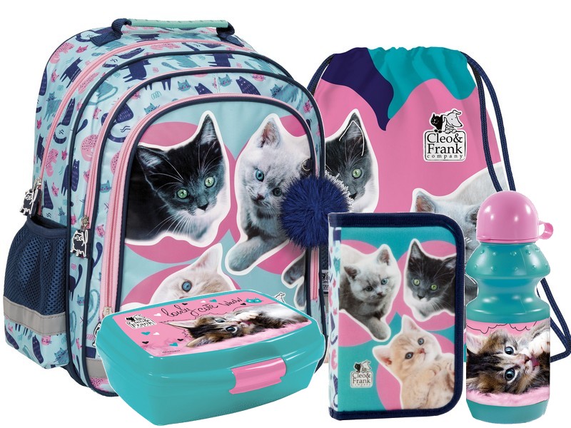 Škola Set 5 El Dog Batoh Cencil Case Bag