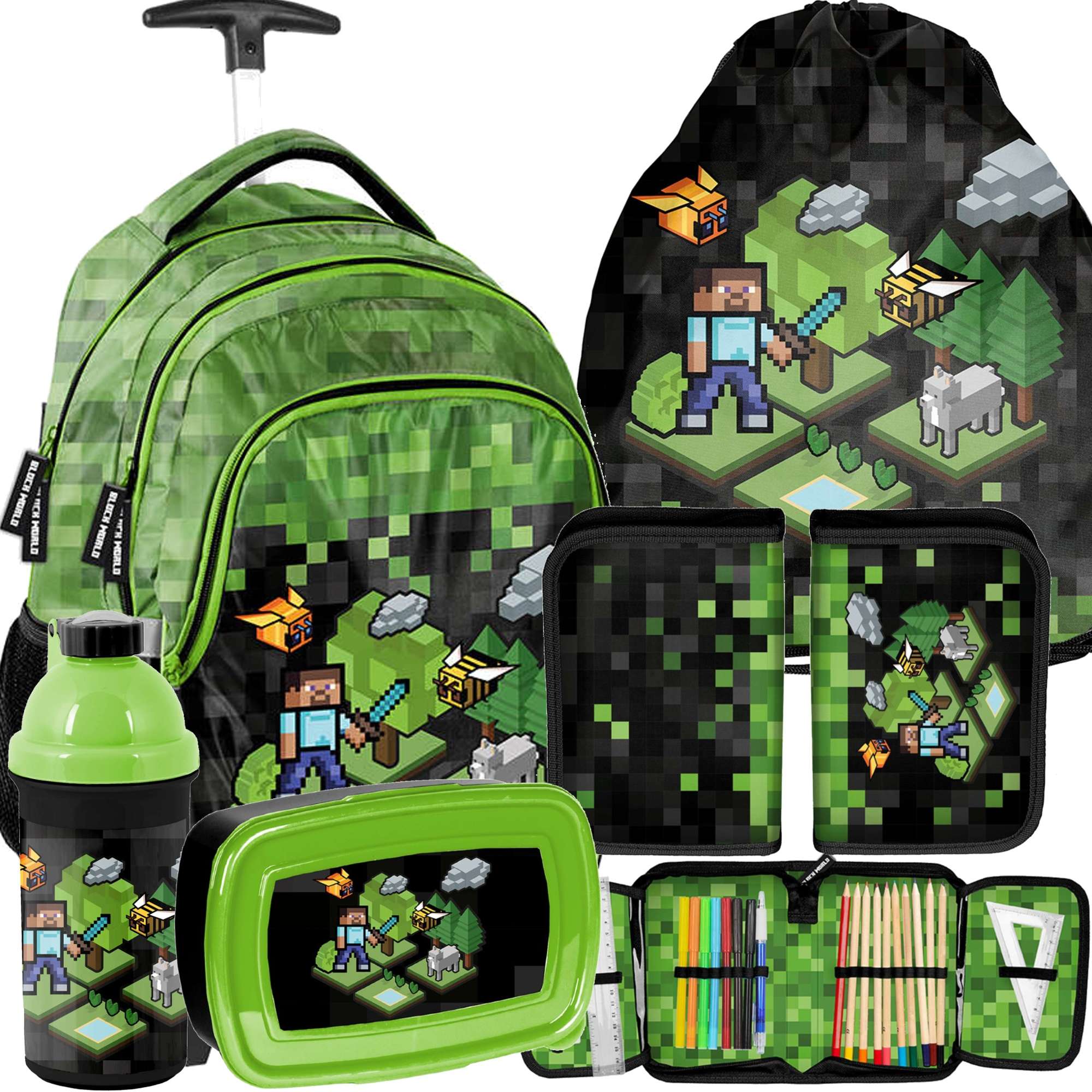 VEĽKÝ SET BATOH TAŠKA PENCASE VZORY JOHN DEERE