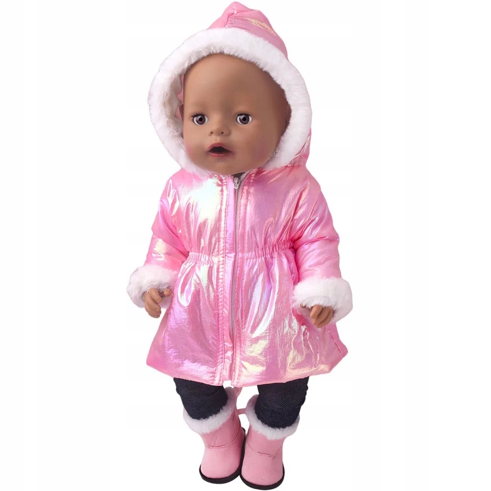 ZIMNÁ BABIČKA PRE VEĽKÚ NARODENÚ BÁBIKU, 40-43 CM