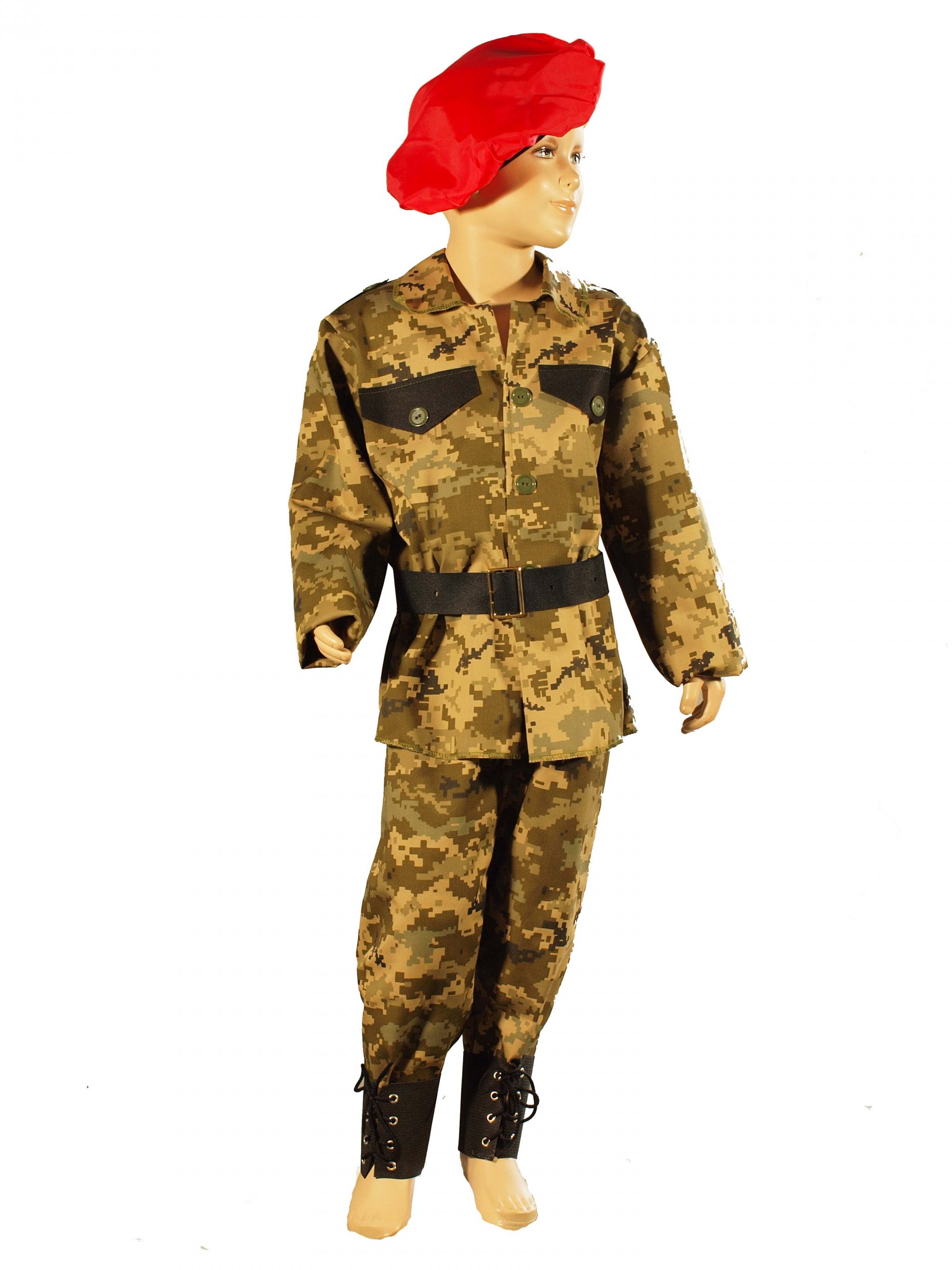 Kostým pre chlapca- Vojak vojenský uniforma MORO104 BERET Cotton Belt