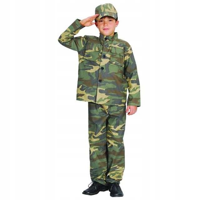 Kostým pre chlapca- Sada vesty a kaziet malého bojovníka