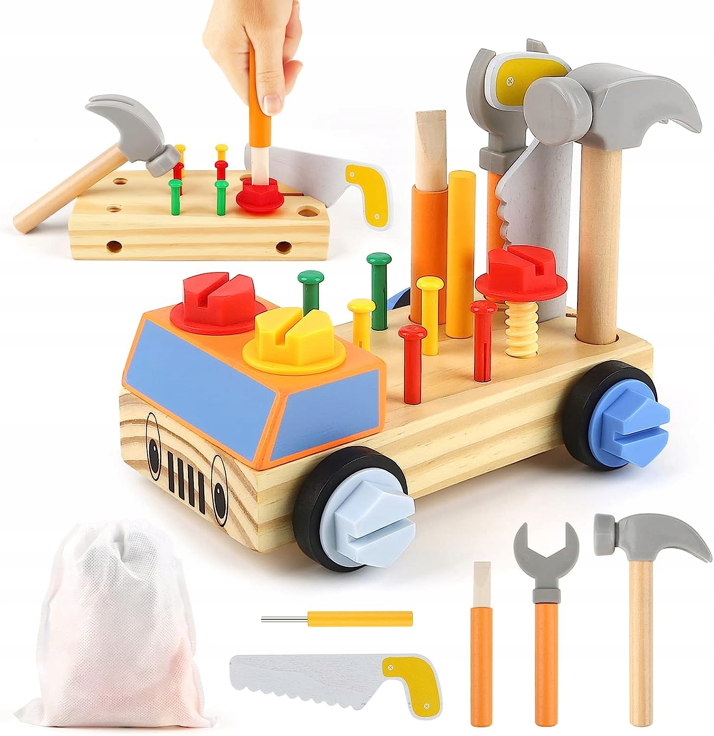 Montessori - Montessori Toy Wooden Tool pre deti