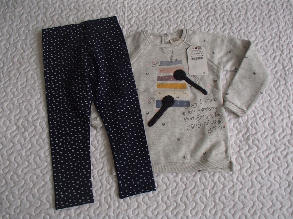 Zara 98 Navy Blue, Grey, Multi -Colored Set