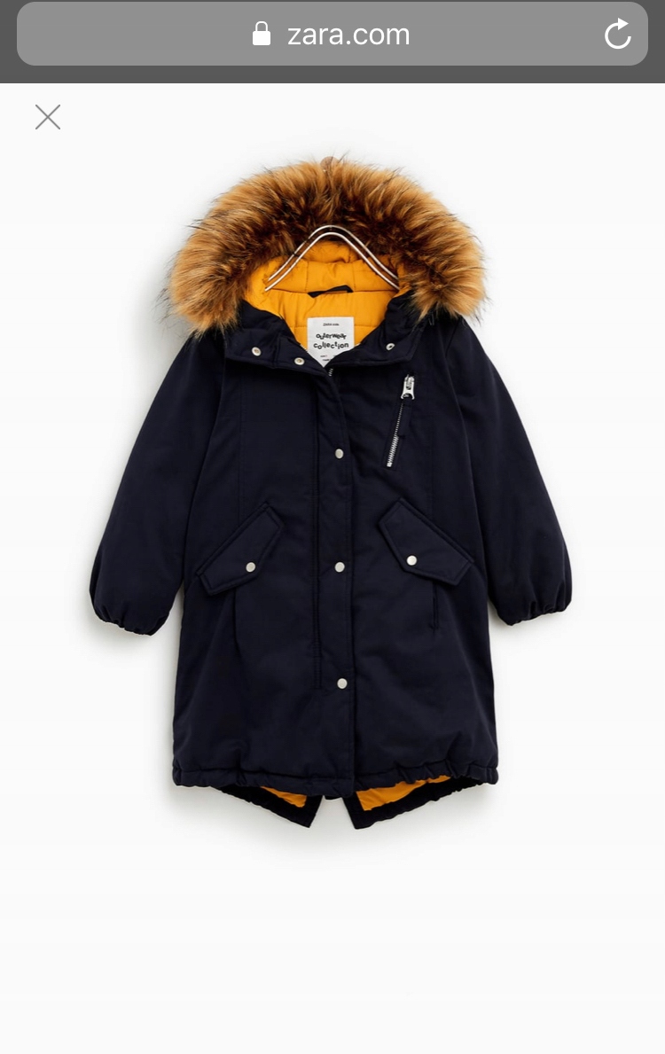 Detská bunda - Parka Zara bunda. 110