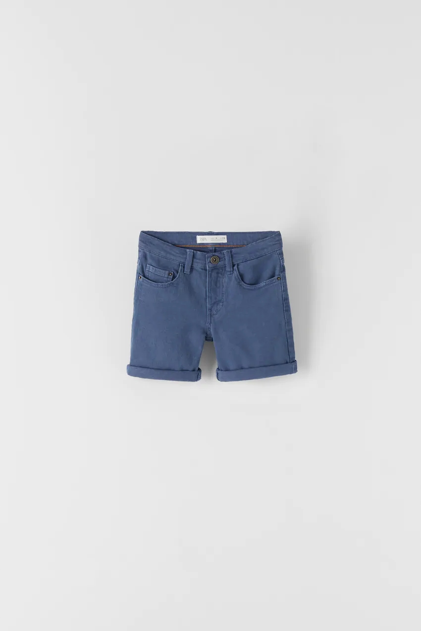 Detská košeľa - Zara 164 krátke šortky Navy modré