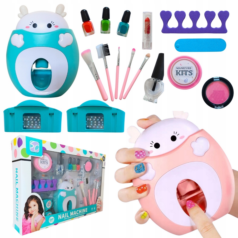 Detský make up - Sada kozmetiky pre strojček na úpravu nechtov