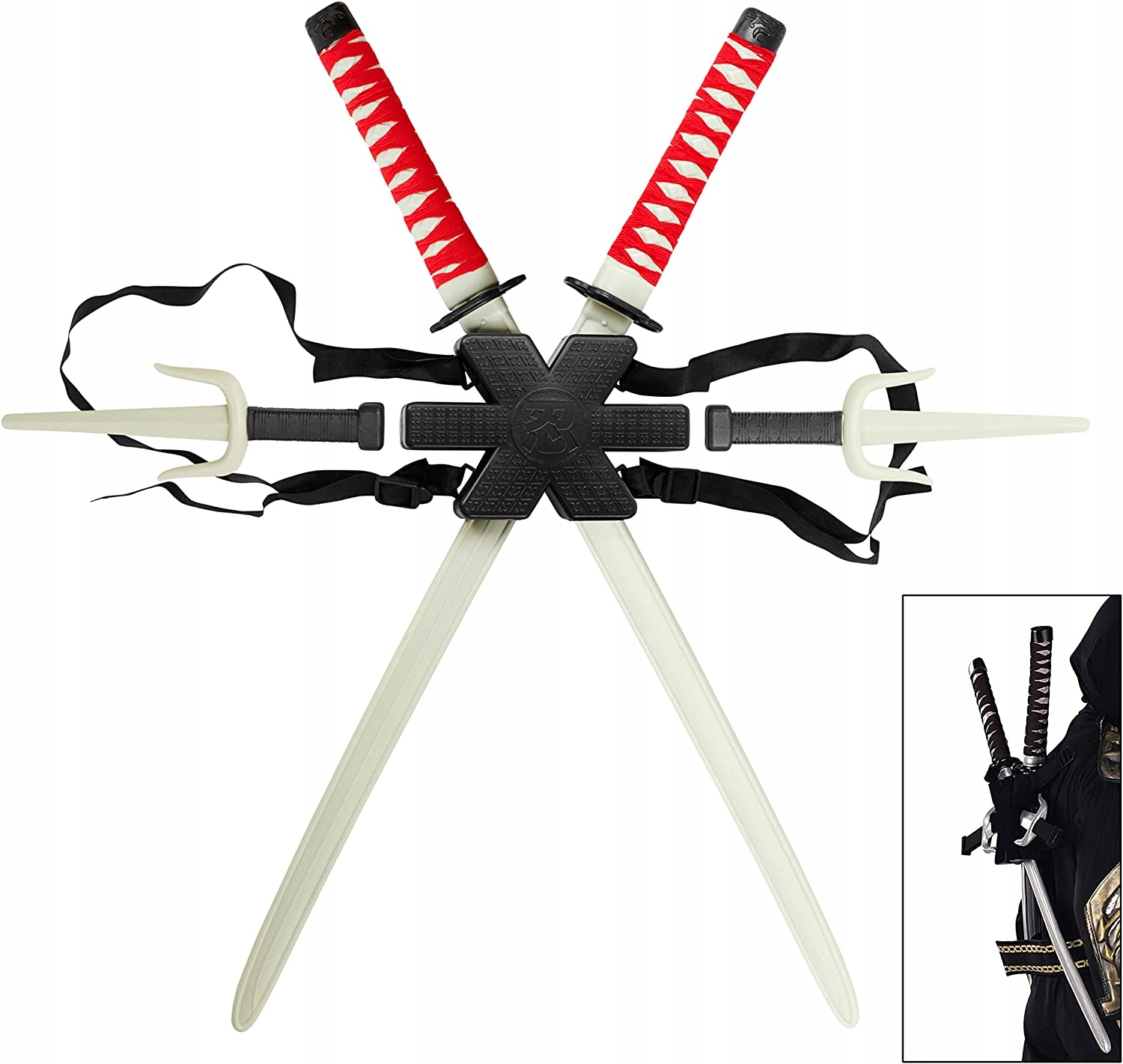 Kostým pre chlapca- Ninja Swords Set Shurikens set 7w1