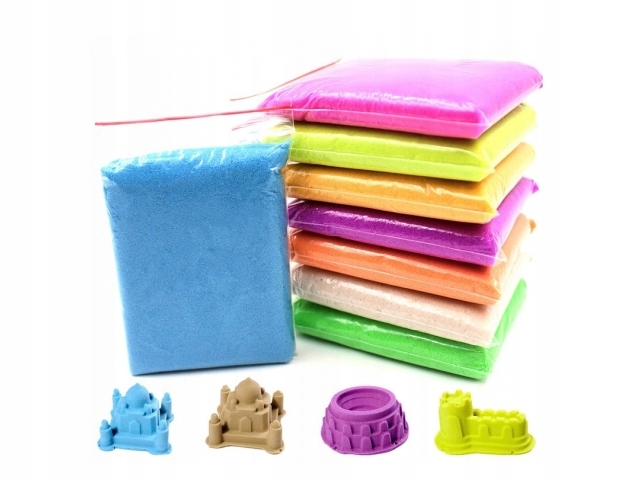 Kinetický piesok - Magic Kinetic Sand Set 4 farby 4 kg xxl