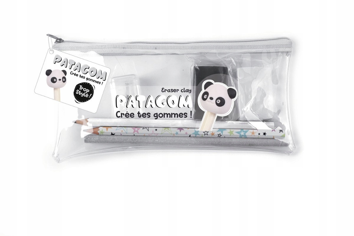 Školský peračník - Puzdro s ceruzkou s hmotnosťou Patagom panda
