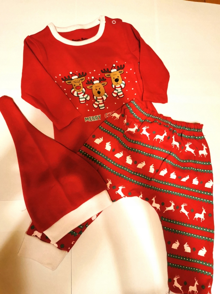 Detský komplet - Baby Set Pabbuc 86 White, Burgundsko, Red, Multi -Colored 3 PC.