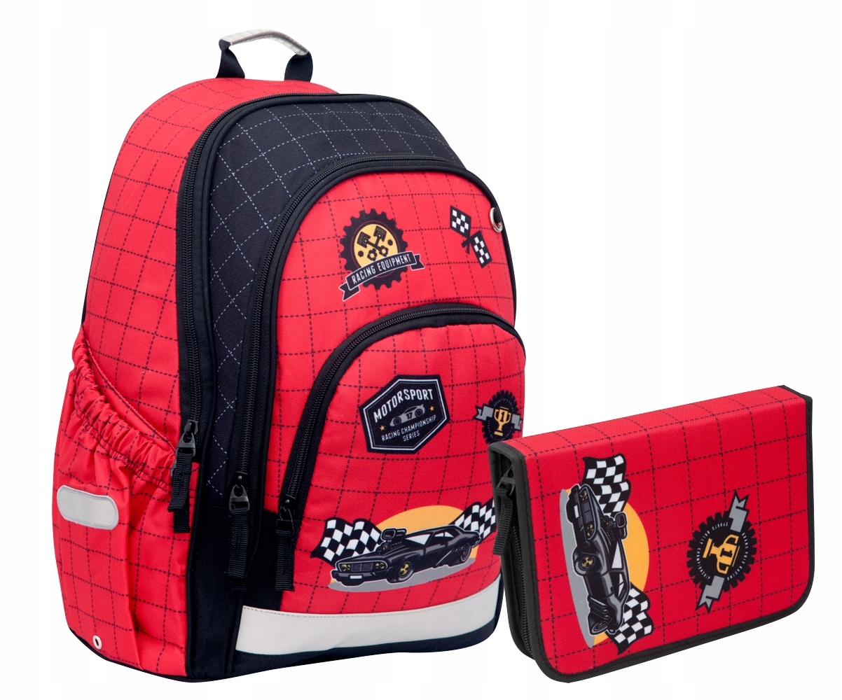 Hama Racer School Set batoh + prípad ceruzky