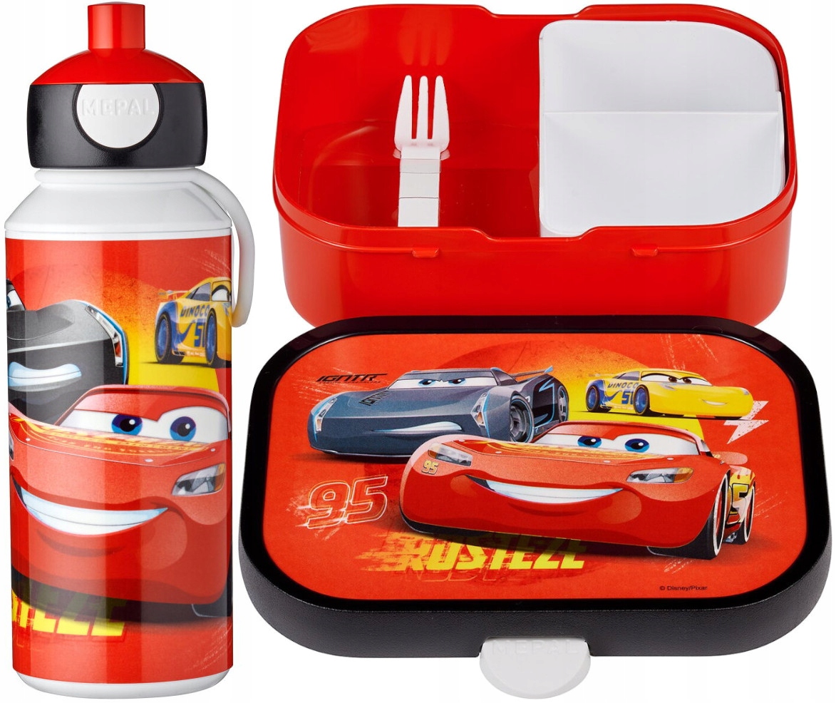 Detský desiatový box, fľaša - Detský obedový box Bidon Mepal Disney 2el