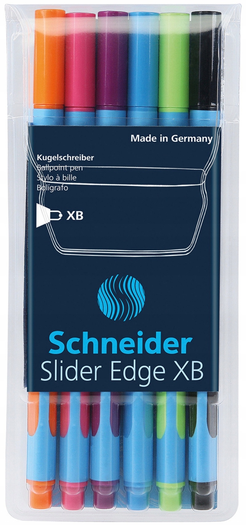 Sada perá v mixe posúvača Edge XB Case 6pcs