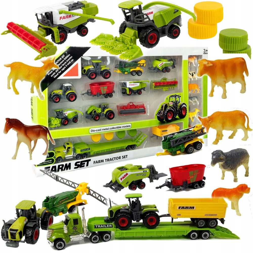 LEGO súprava - Farmárový súbor traktor kombinuje strojové mašinérie 22