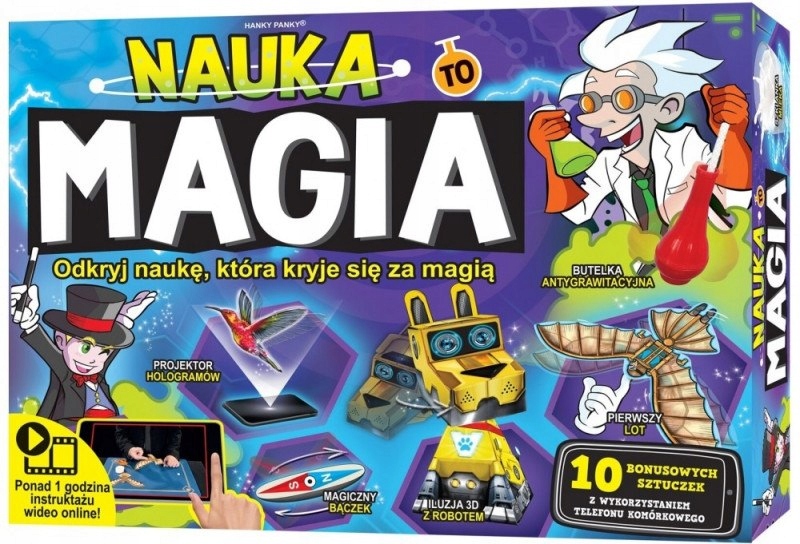 Experimentálna stavebnica - Science Kit Magické triky Veda je Magic Cartamundi