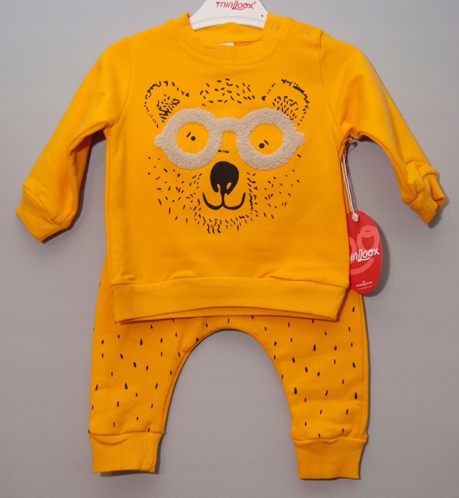 Detský komplet - Baby Set Miniloox 68 Žltá 2 ks.