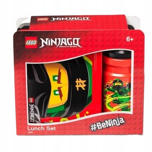 Detský desiatový box, fľaša - Lego Obedová súprava Ninjago Classic