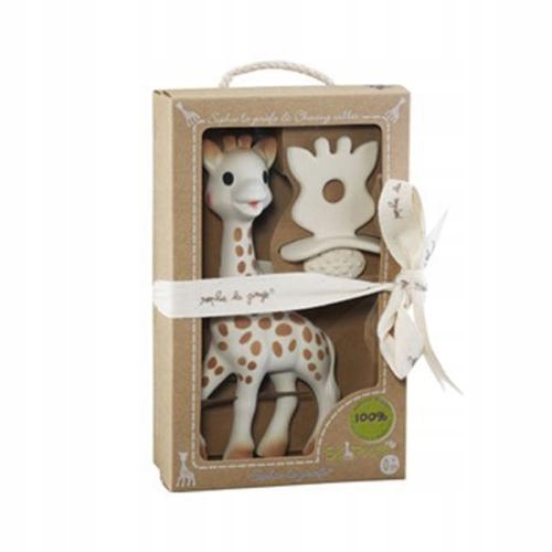 Hryzátko Sophie la girafe odtiene hnedej a béžovej