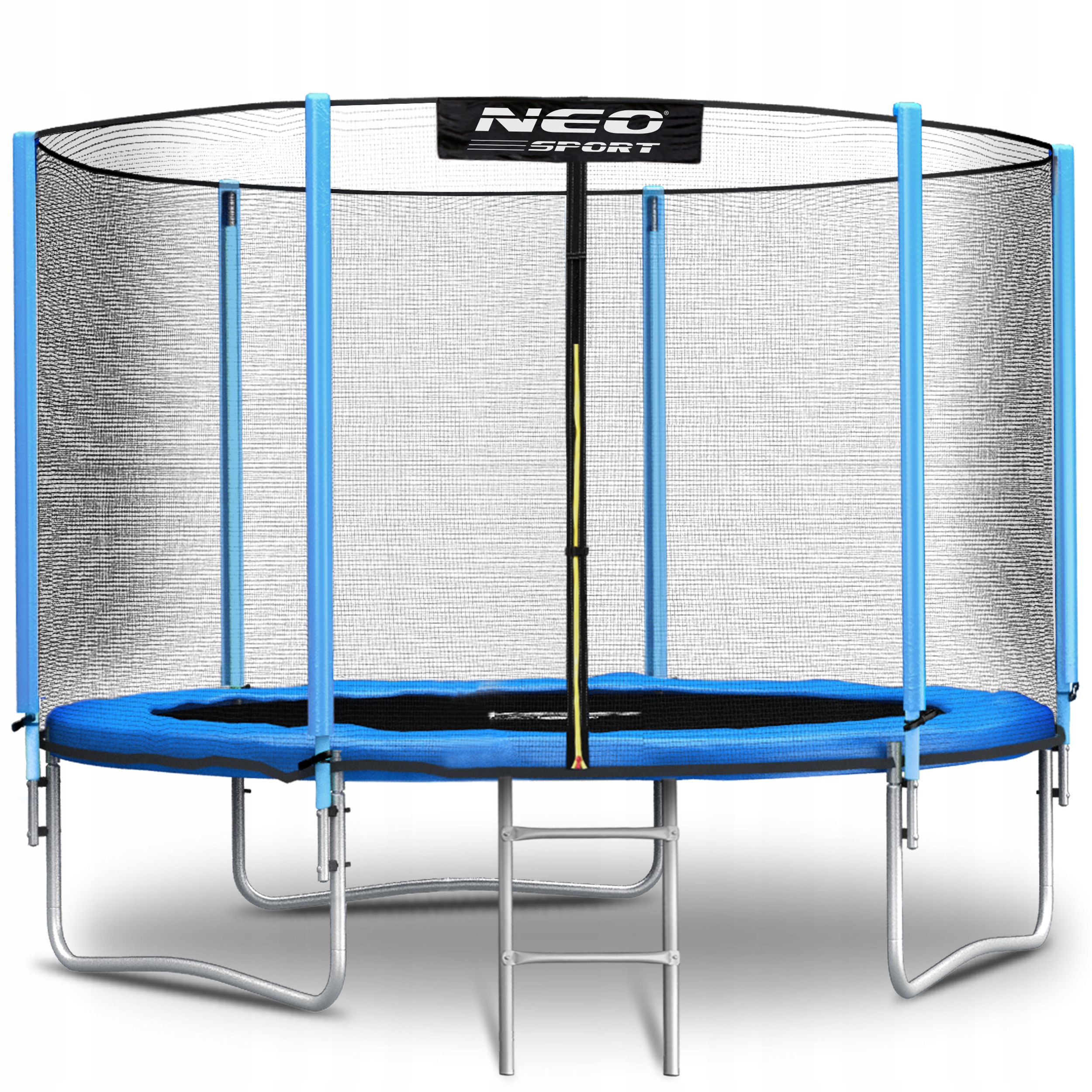 Záhradná trampolína Neo-Sport s dĺžkou 183 cm, sieťkou a rebríkom