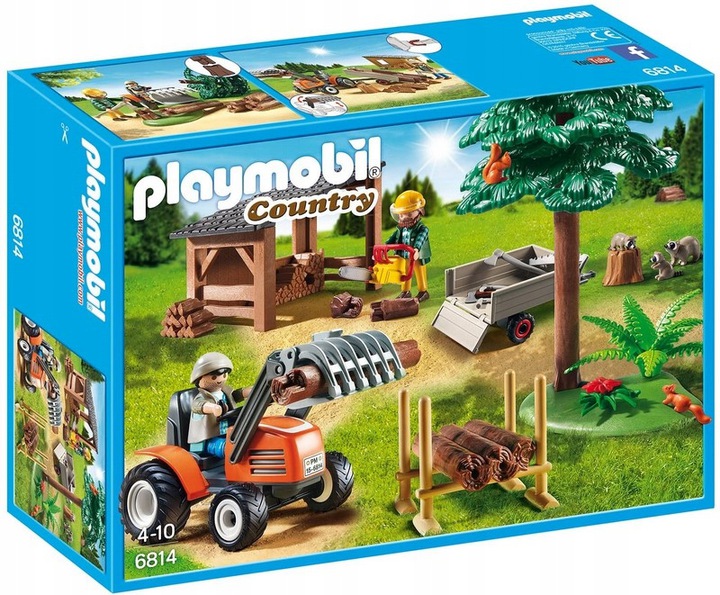 Playmobil Country Lumberjack s traktorom 6814