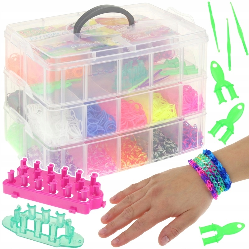 Gumičky na výrobu náramkov XXL Loom A trunk