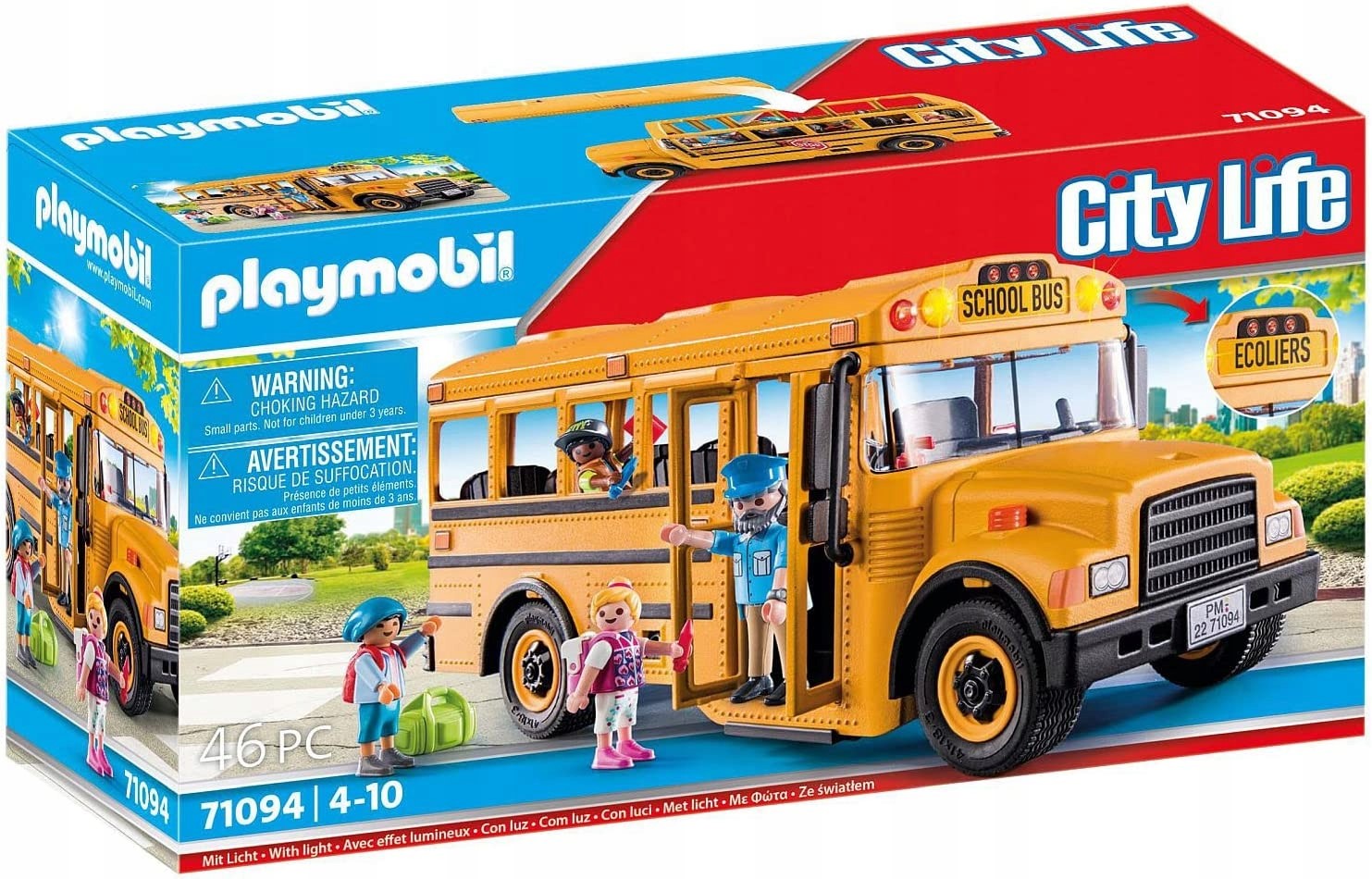 Playmobil 71094 Školský autobus USA Školský autobus