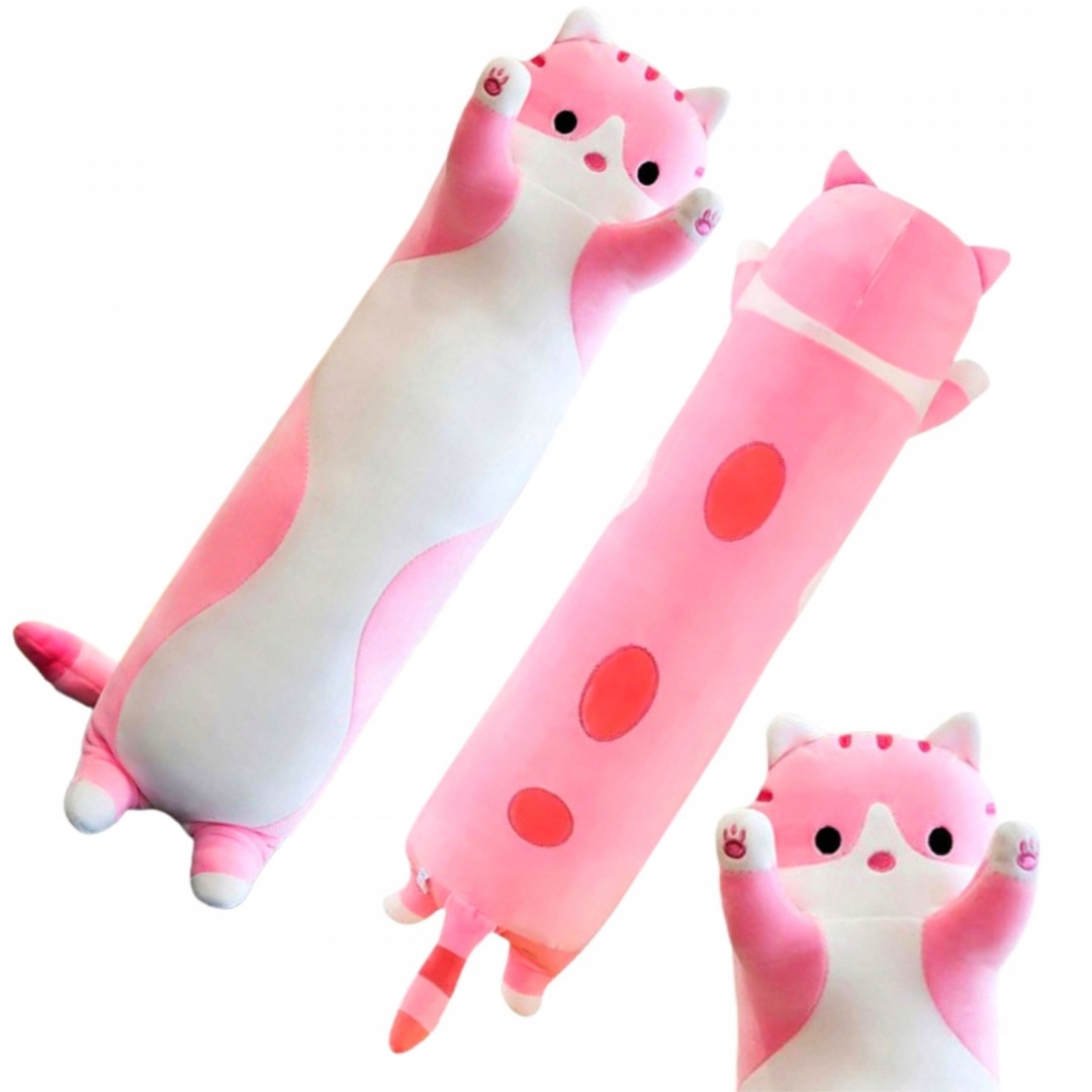 Dlhé mačiatko maskot vankúšk na vankúš 70 cm xl