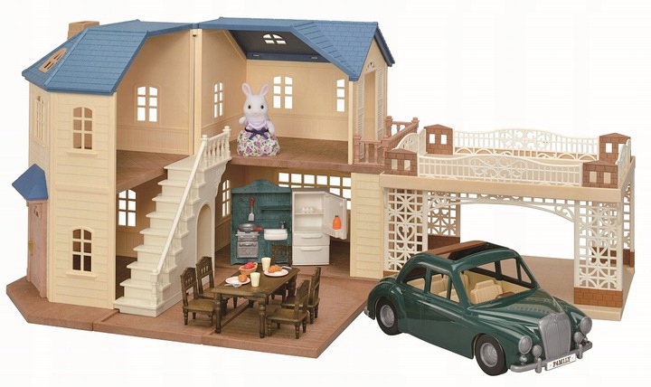 Sylvánske rodiny - 4in1: House Auto figur nábytok